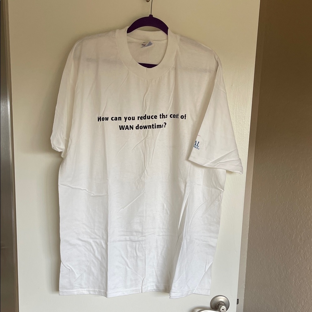 Hanes XL White Graphic Tee